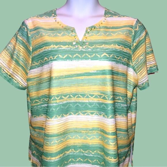 Alfred Dunner new cute summer top! - Picture 4 of 10